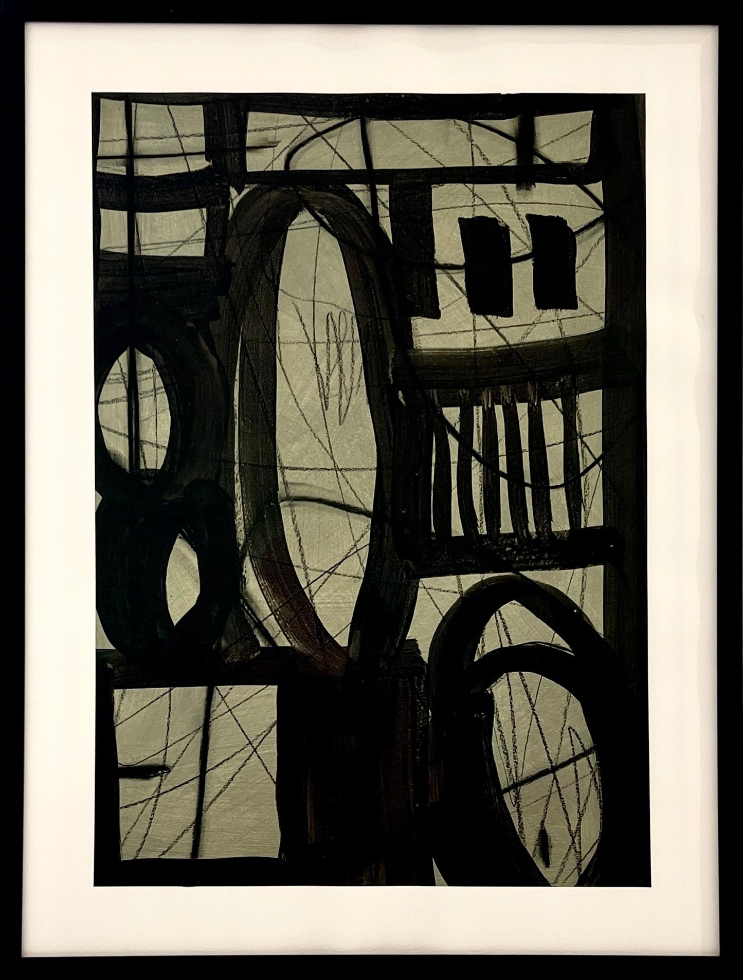 Untitled AP-123- Mixed Media Work on Paper