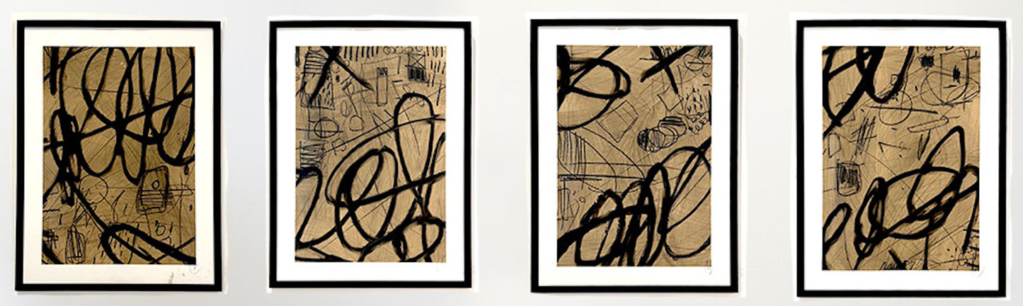 Continuous Line I-IV, 2026. Set of Four