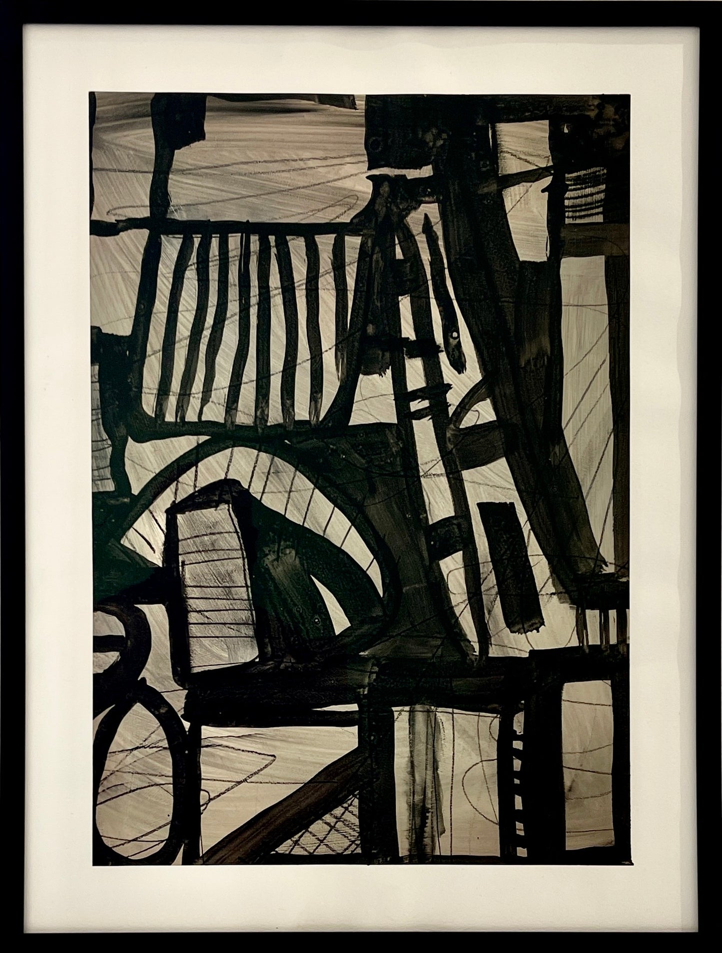 Untitled AP-120 - Mixed Media Work on Paper