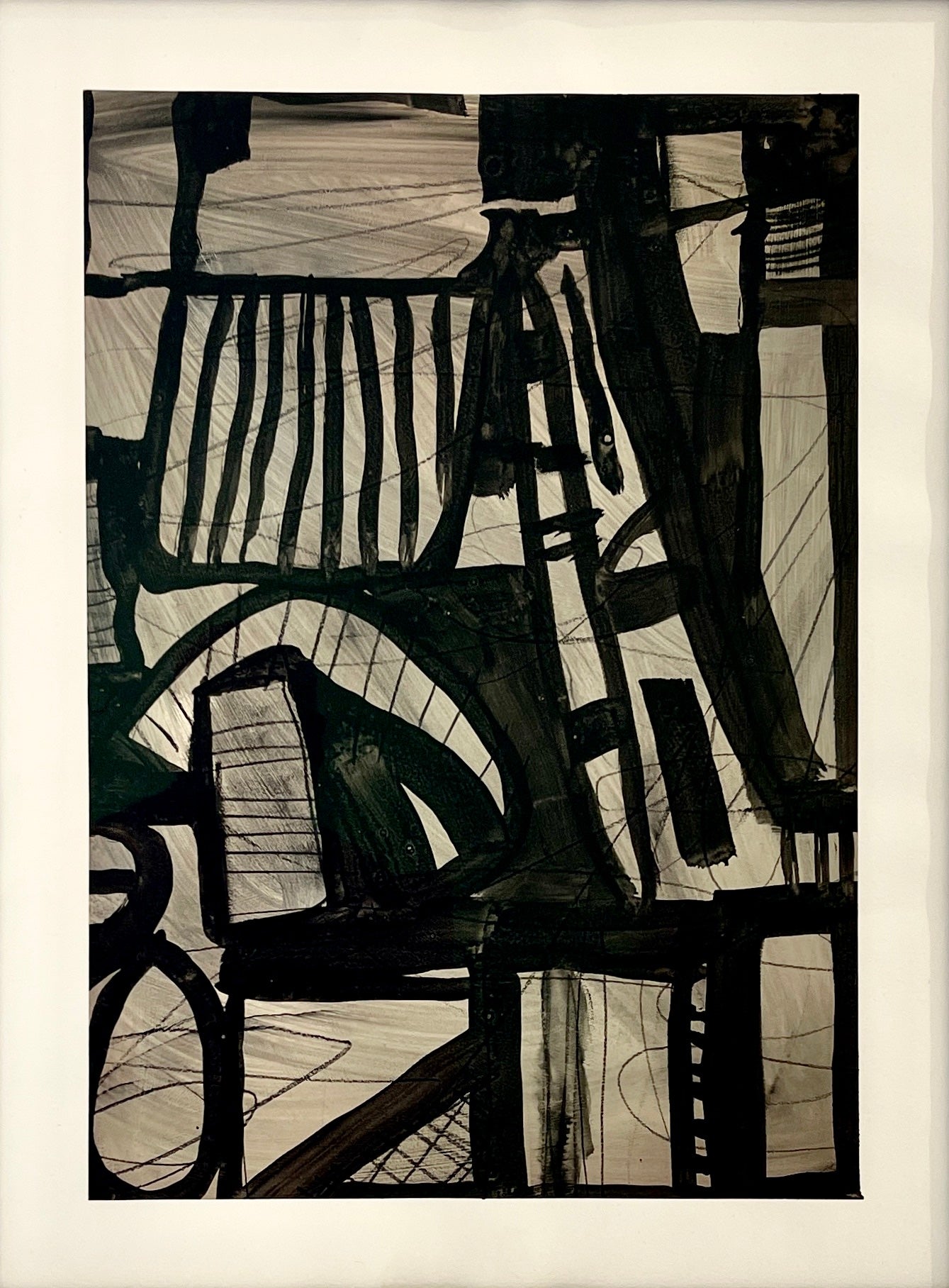 Untitled AP-120 - Mixed Media Work on Paper