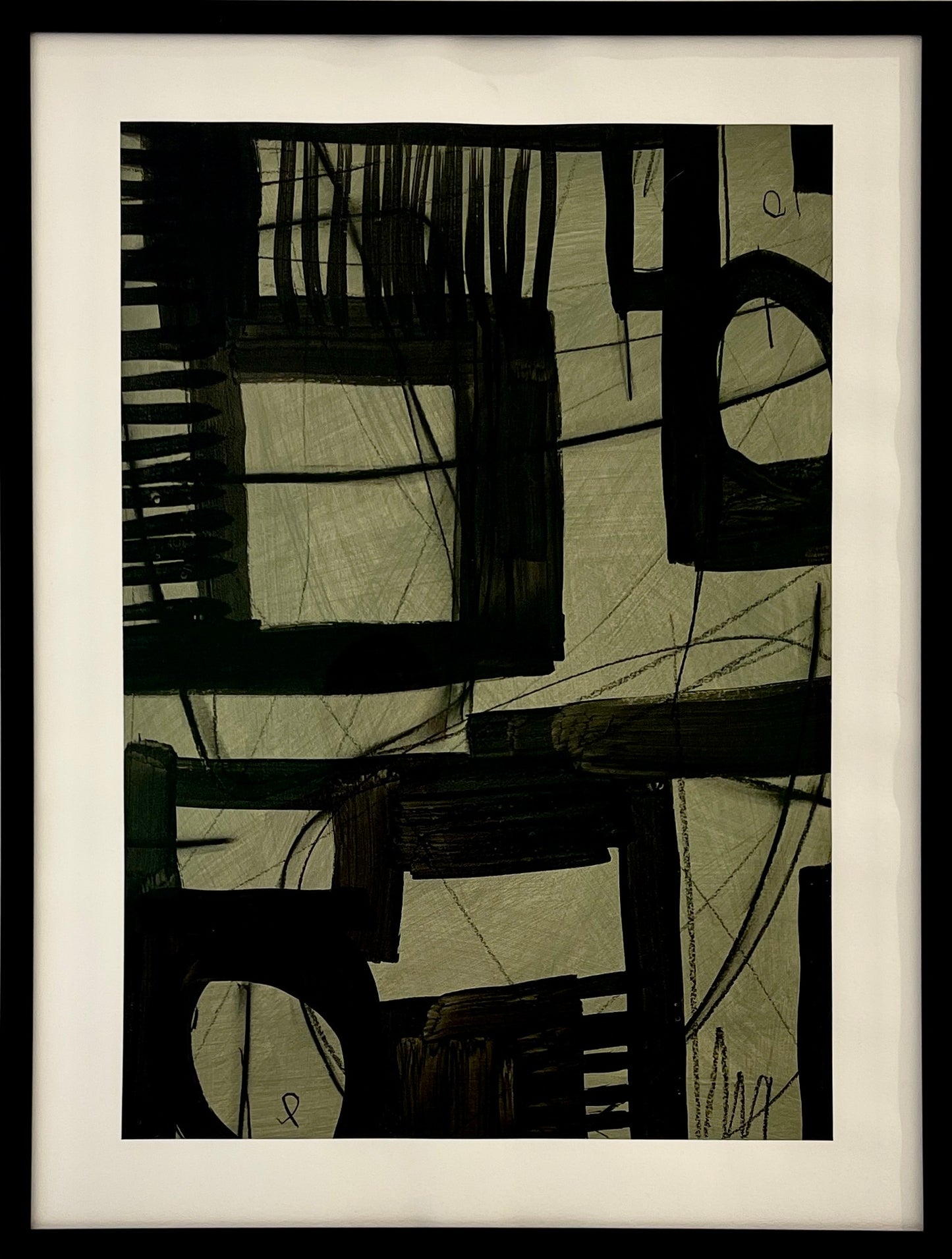 Untitled AP-122- Mixed Media Work on Paper