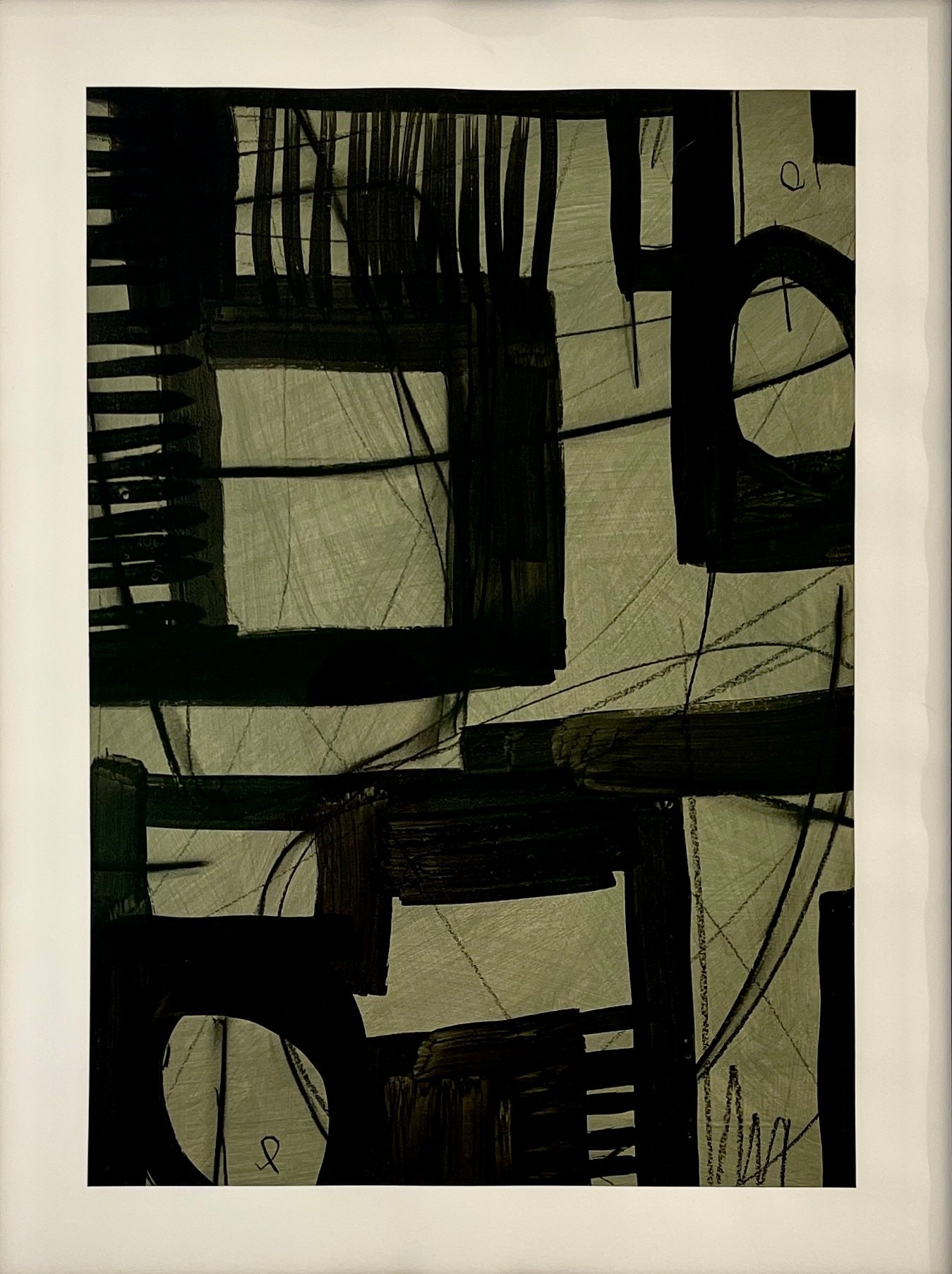 Untitled AP-122- Mixed Media Work on Paper