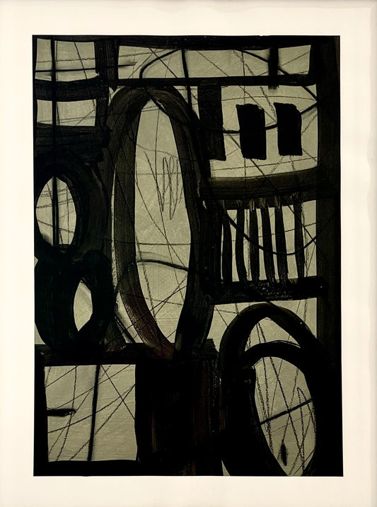 Untitled AP-123- Mixed Media Work on Paper