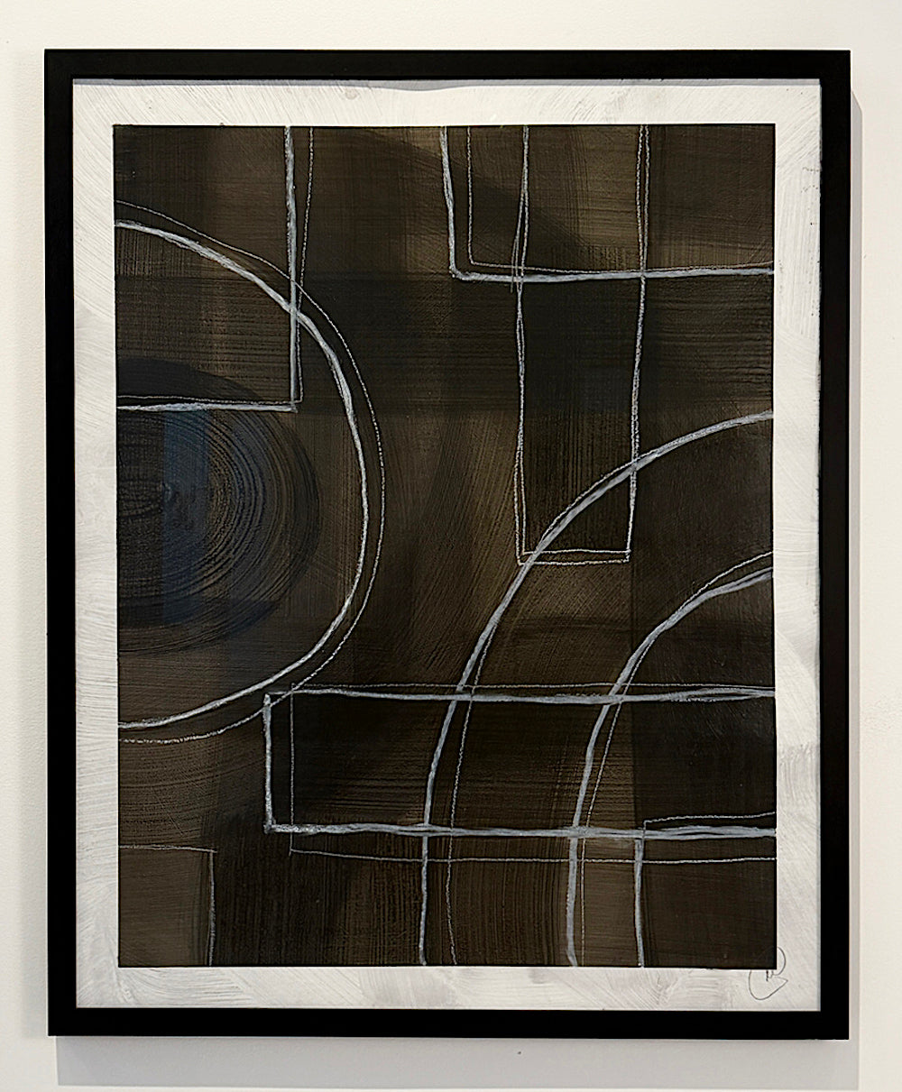 EVE, 2026 - mix media on paper 32" x 48"