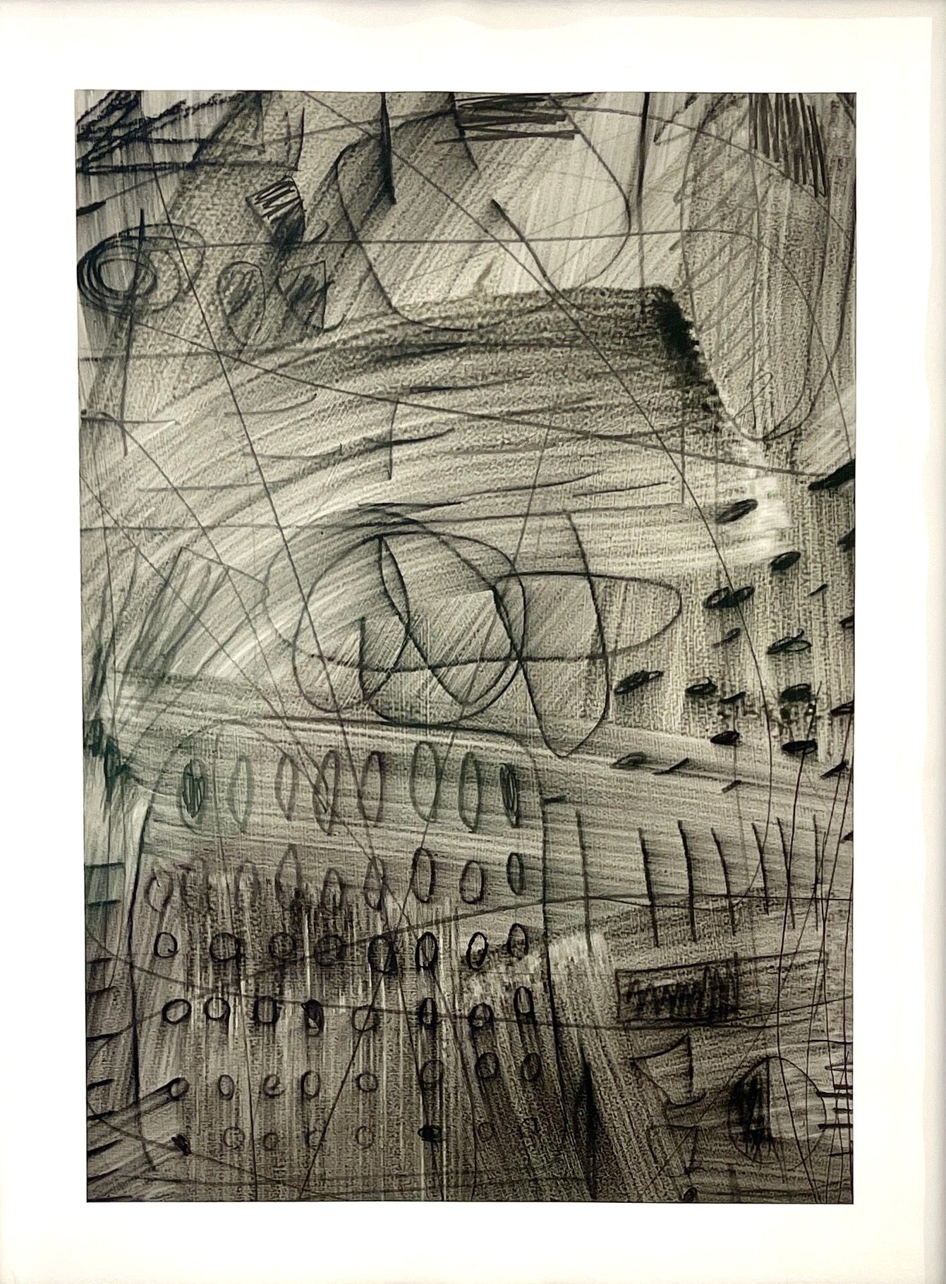 Field Study — Group of Four Mixed Media Works on Paper