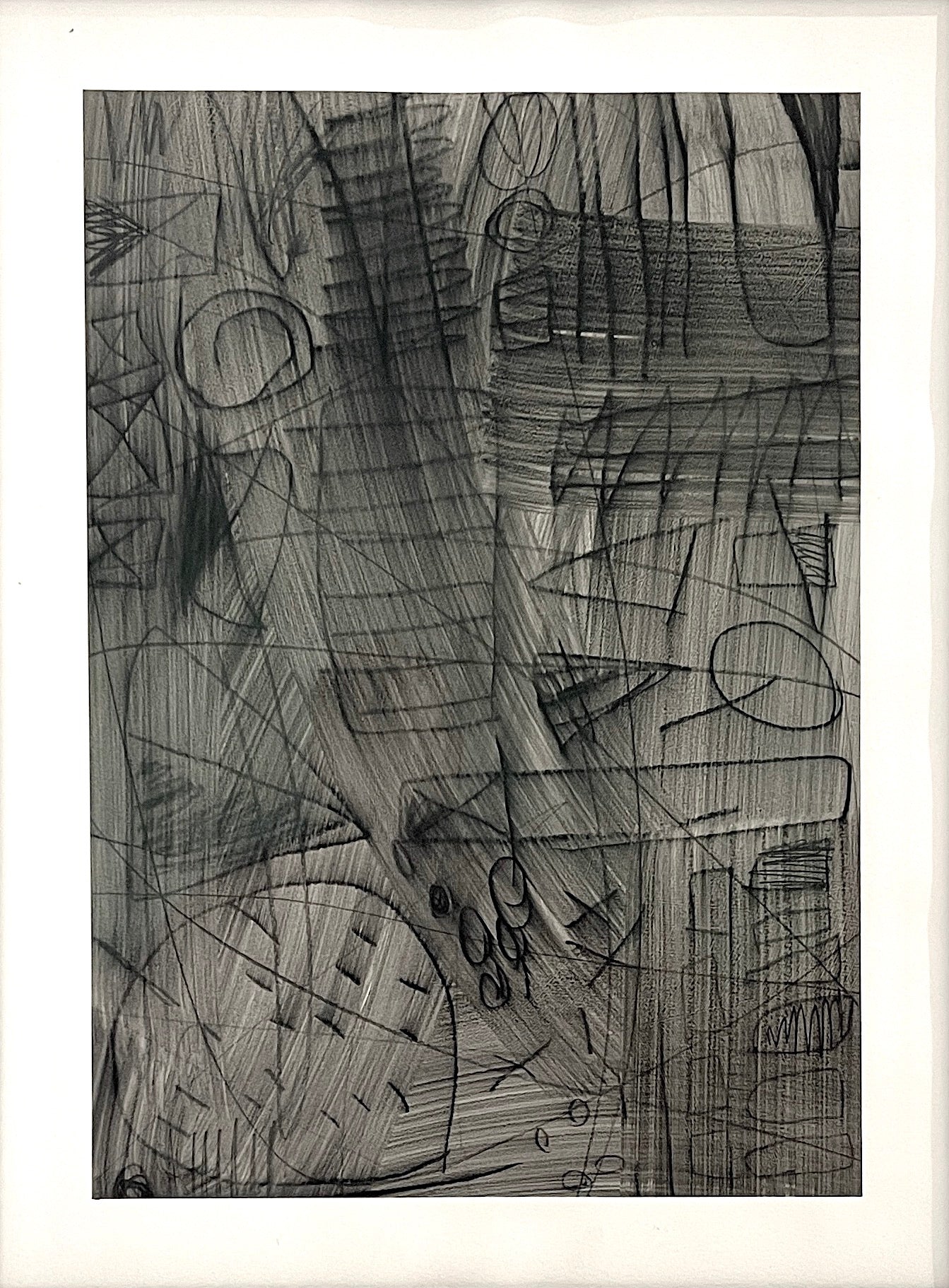 Field Study — Group of Four Mixed Media Works on Paper