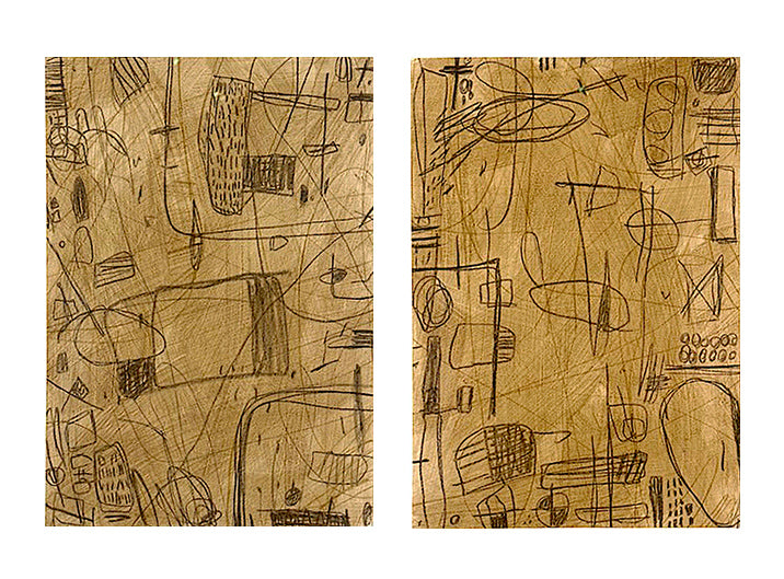 Mapping LInes I & II, 2026. Set of Two