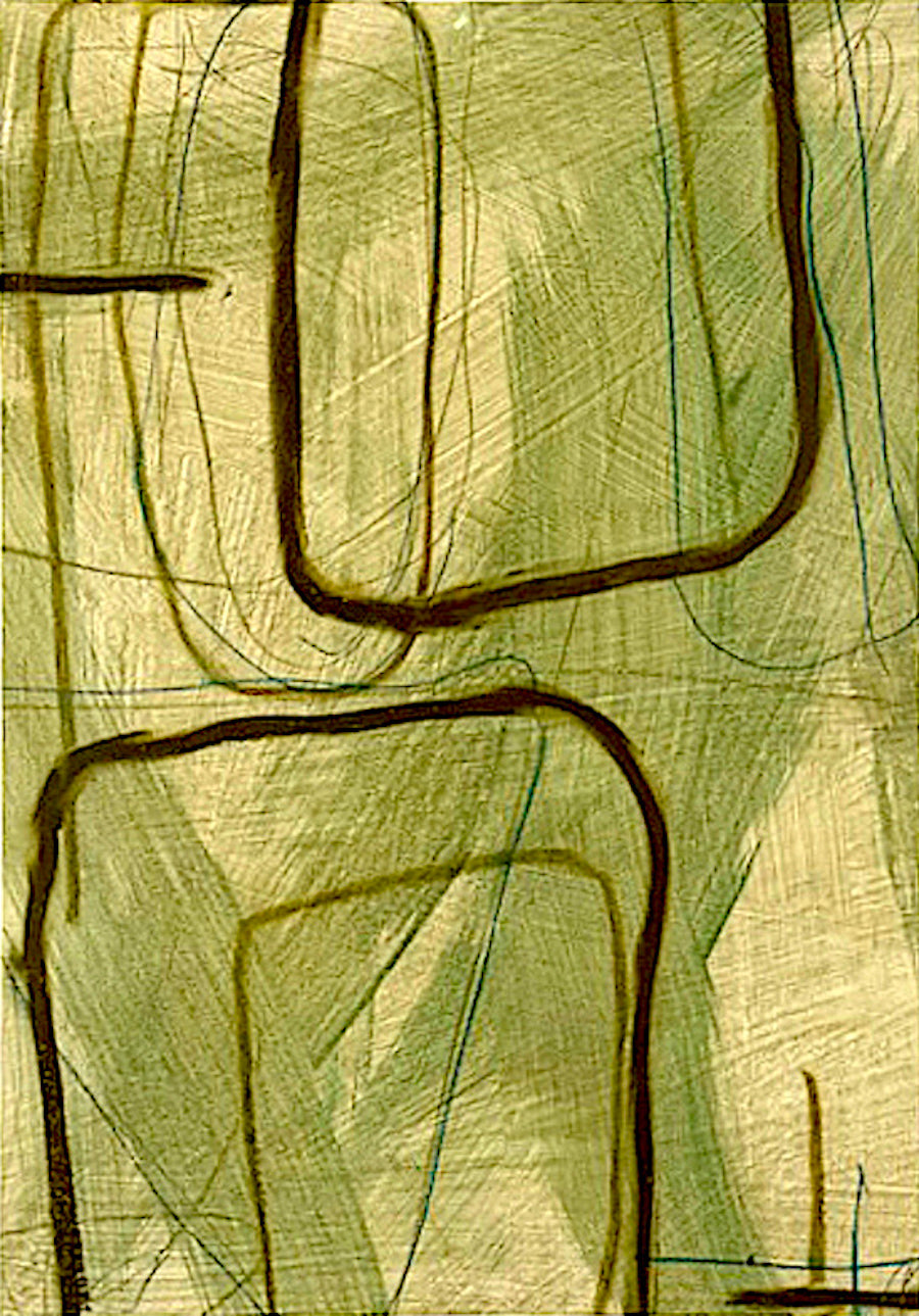 Moss Studies I-IV, 2026. Set of Four