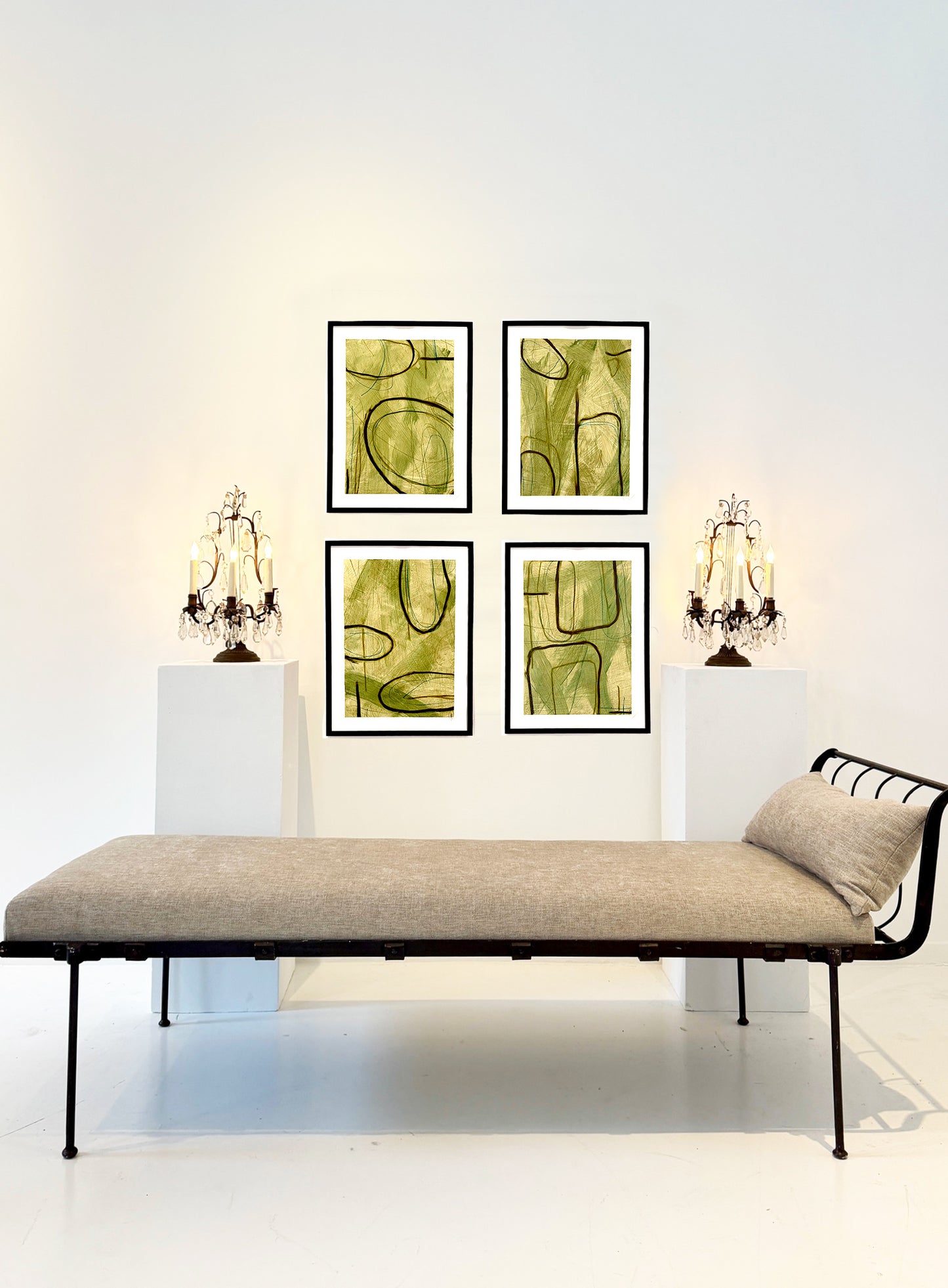 Moss Studies I-IV, 2026. Set of Four