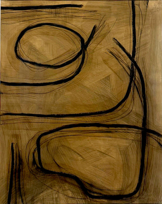 Structure Study, 2026 - mix media on paper, 32 x 44
